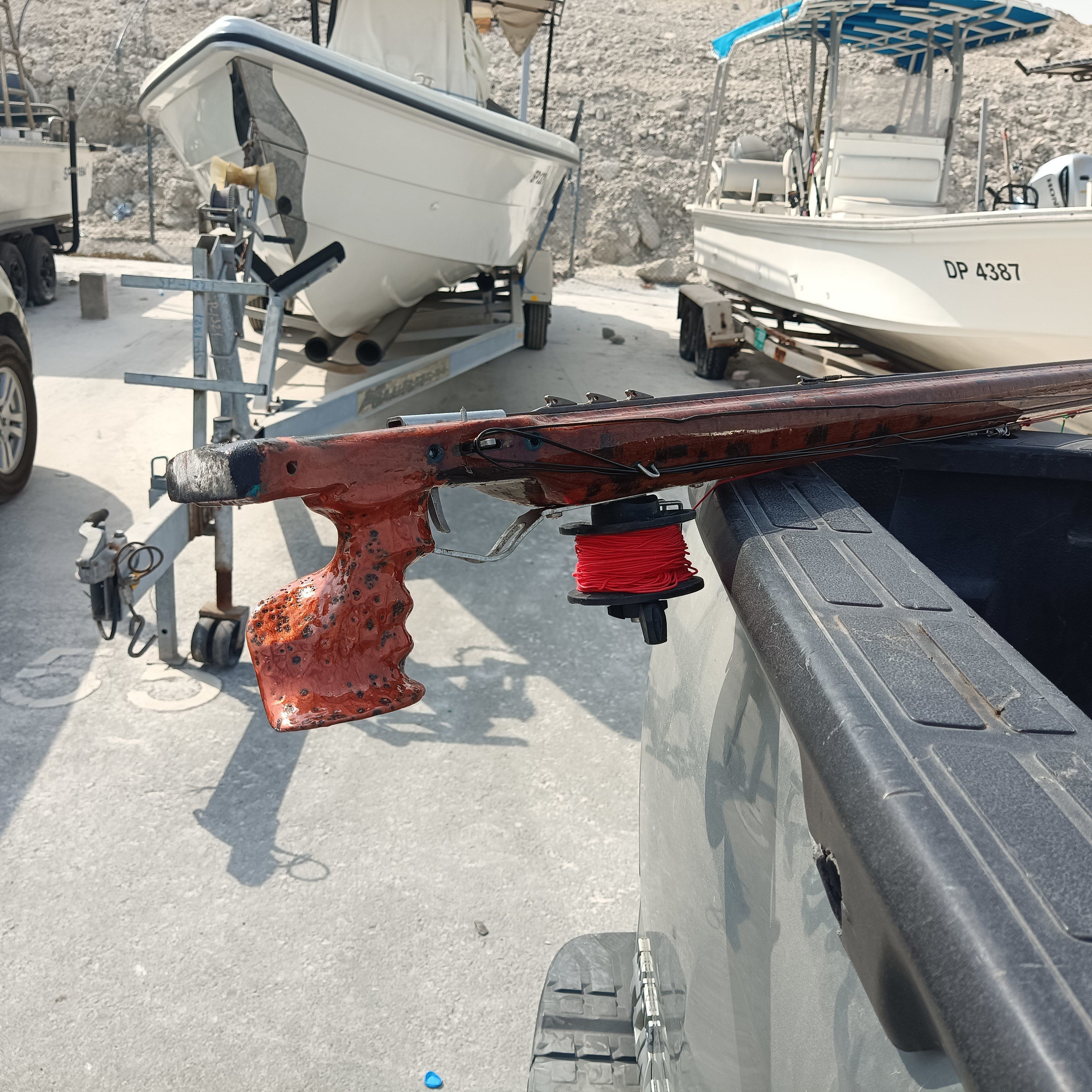 wood speargun handle  right 3D print model_3