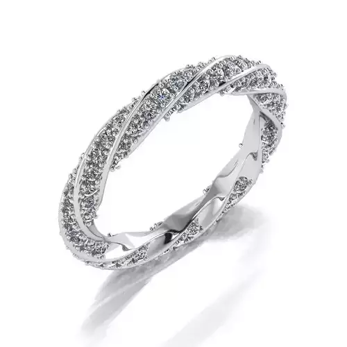 Ring 3DM STL OBJ model for 3D printing and CNC