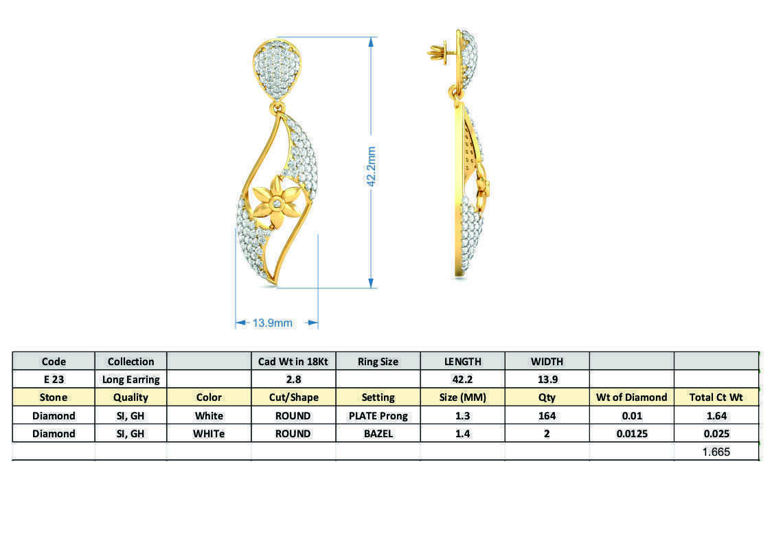 Earrings - 23 3D print model_3