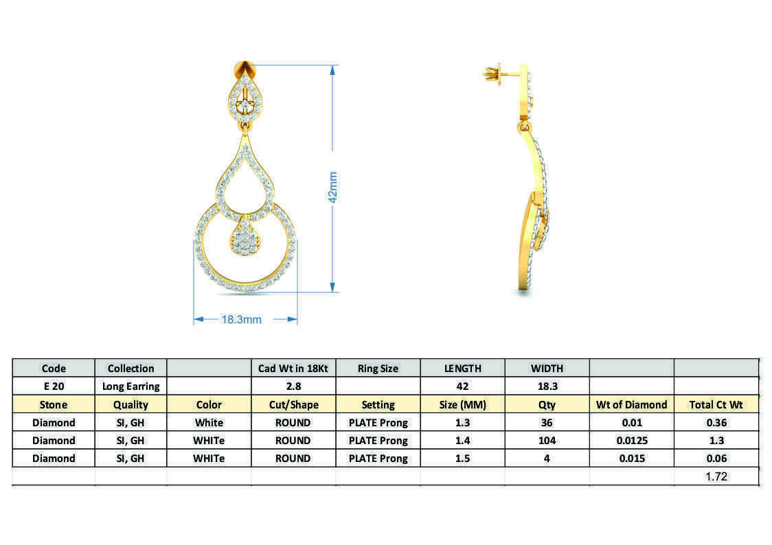 Earrings - 20 3D print model_3