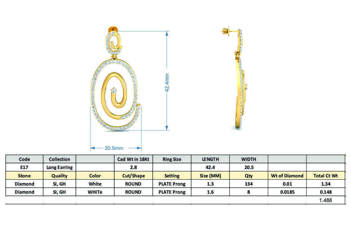 Earrings - 17 3D print model_3