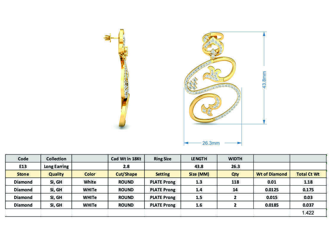 Earrings - 13 3D print model_3