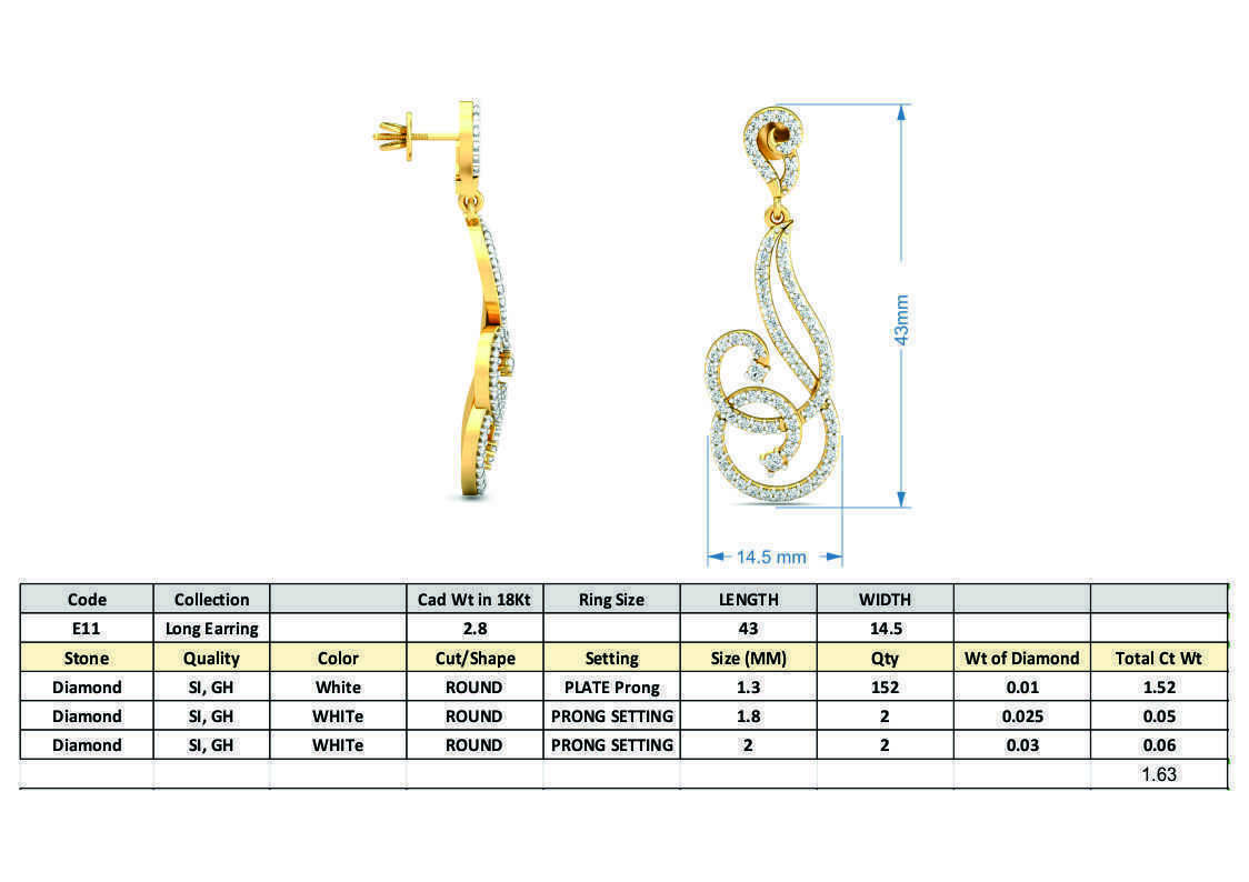 Earrings - 11 3D print model_3