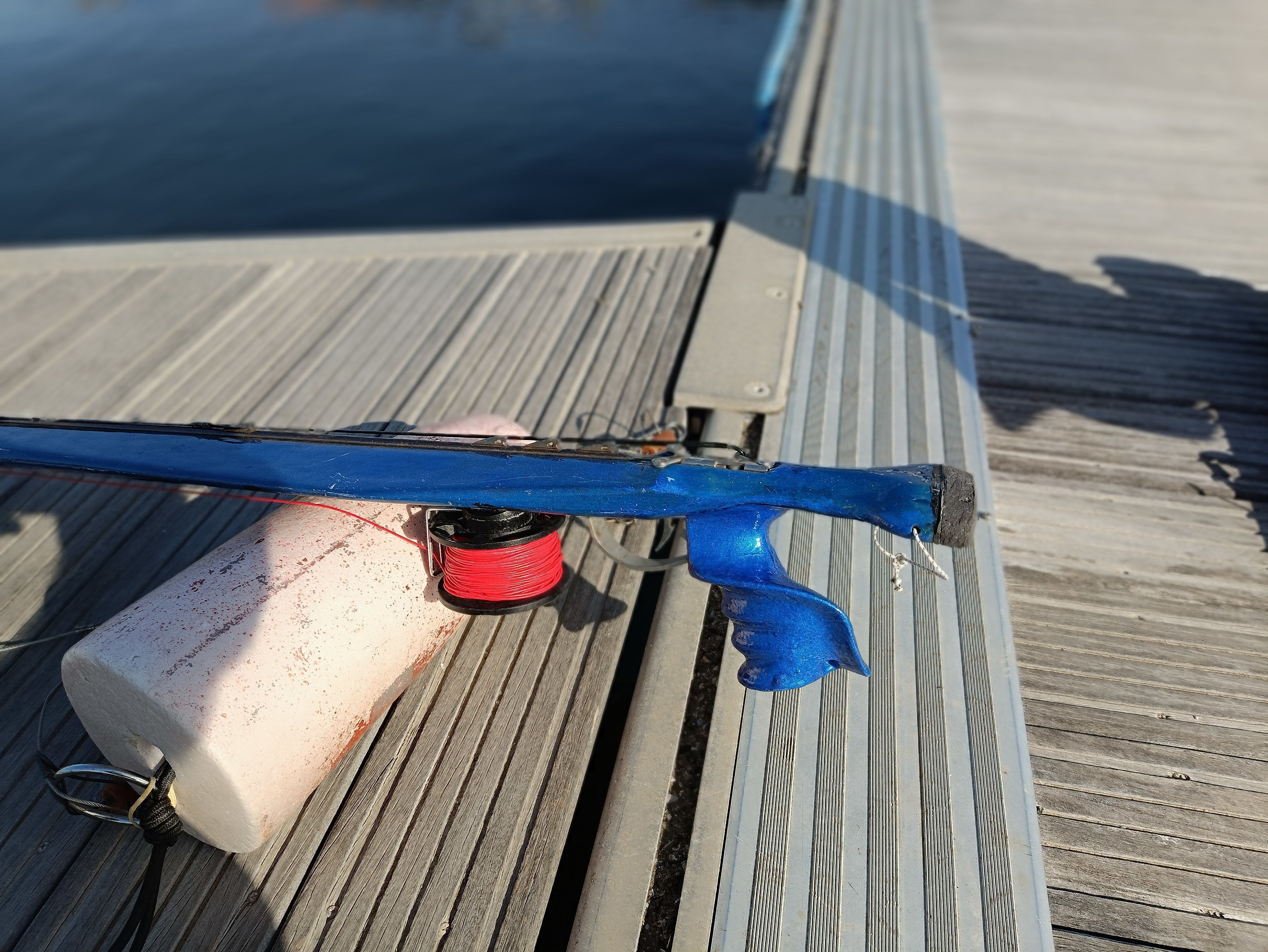 speargun handle left  3D print model_3