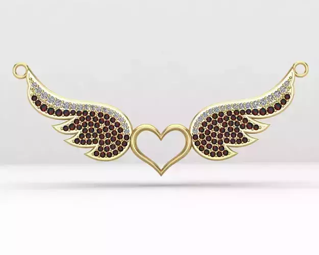Wings necklace 28-MP 3D print model