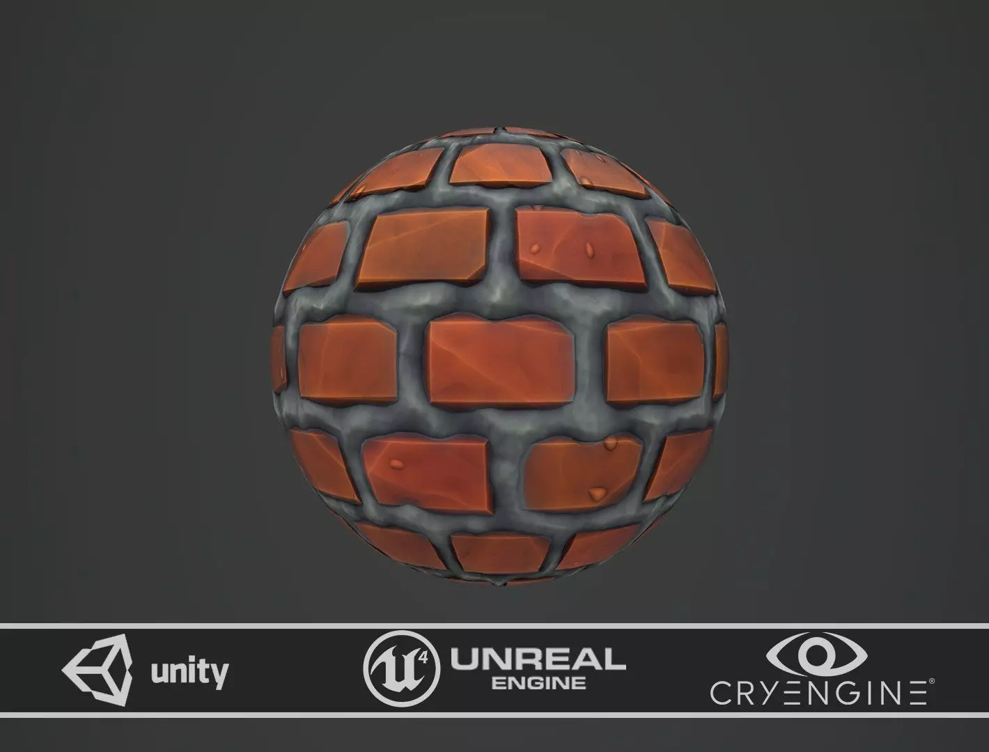 Stylized Sloppy Bricks Texture_0