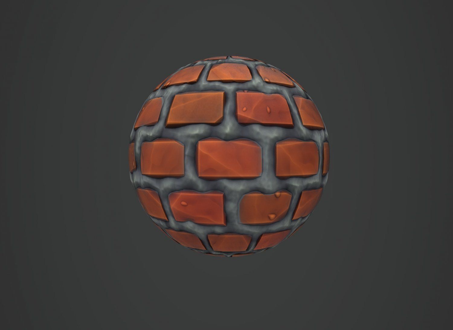 Stylized Sloppy Bricks Texture_1