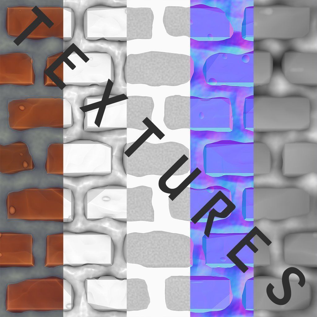 Stylized Sloppy Bricks Texture_2
