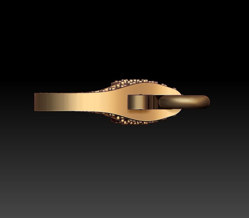 Diamond Lobster Clasp Lock 3D print model_19