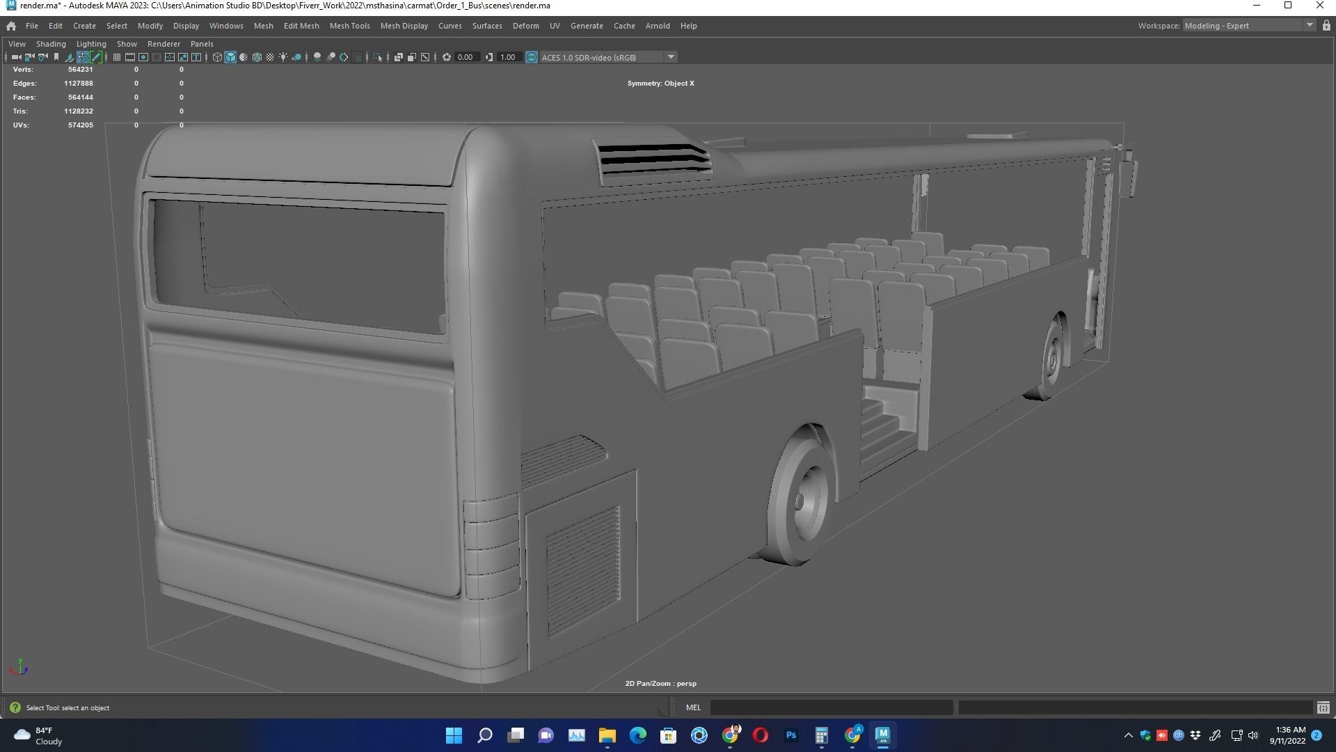 Iveco MyWay Passenger Bus  for 3D Print Model 3D print model_9