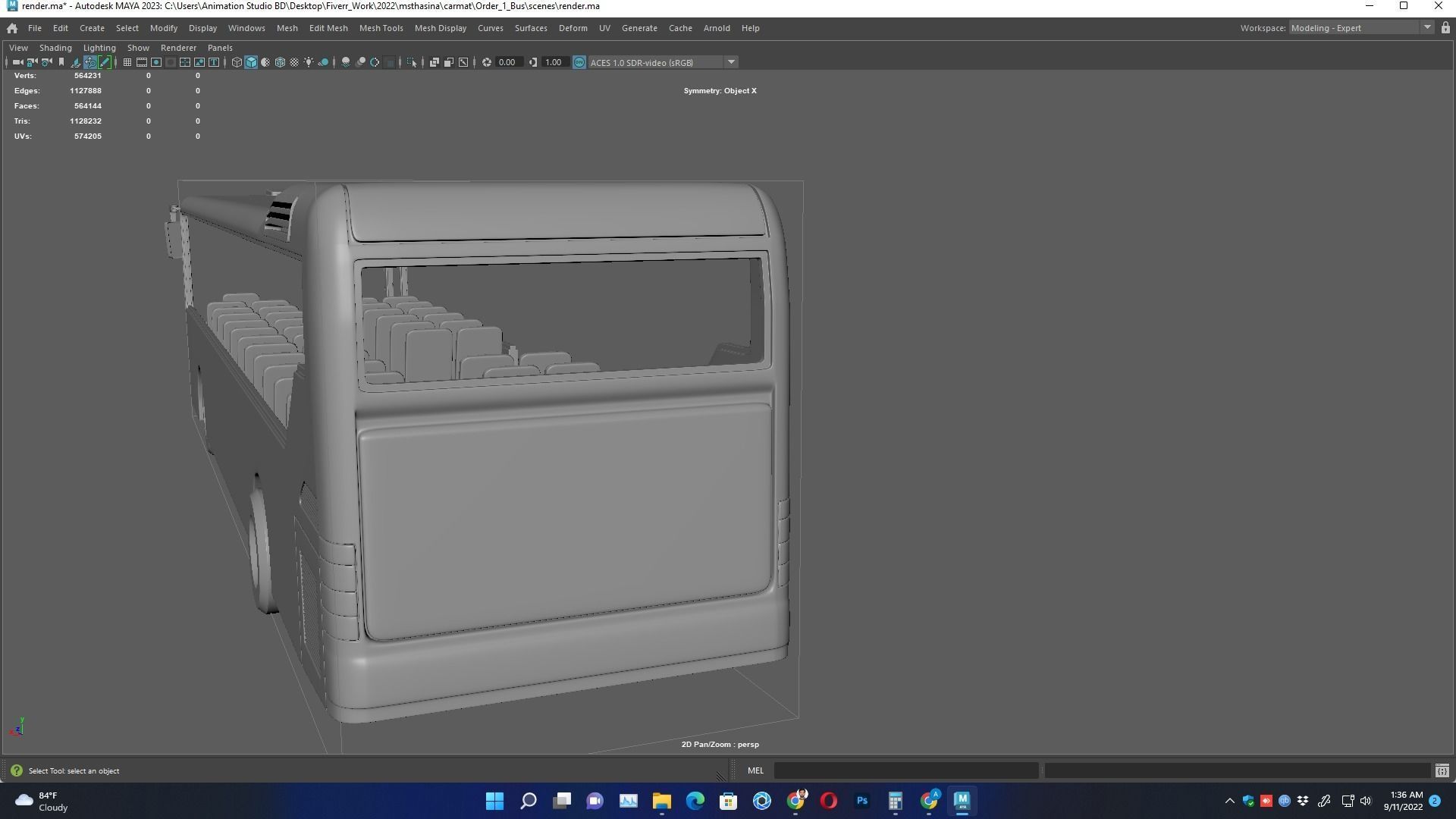 Iveco MyWay Passenger Bus  for 3D Print Model 3D print model_8