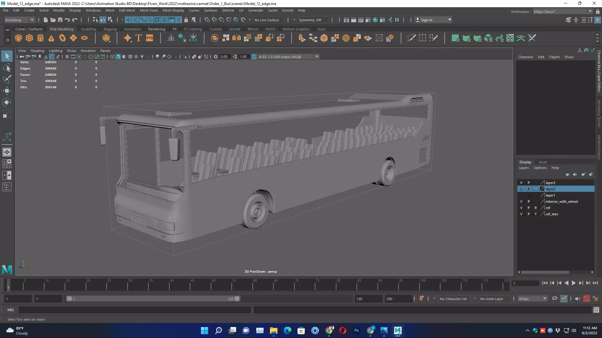 Iveco MyWay Passenger Bus  for 3D Print Model 3D print model_0