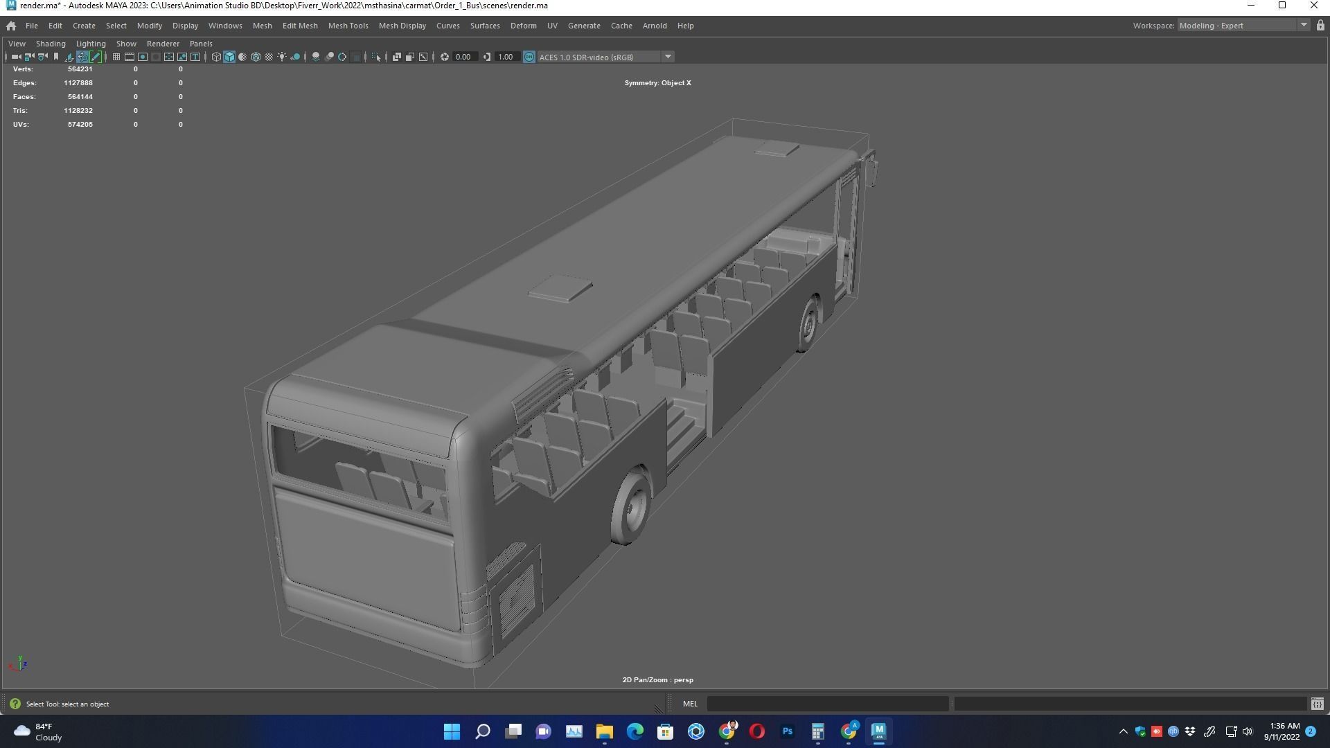 Iveco MyWay Passenger Bus  for 3D Print Model 3D print model_11