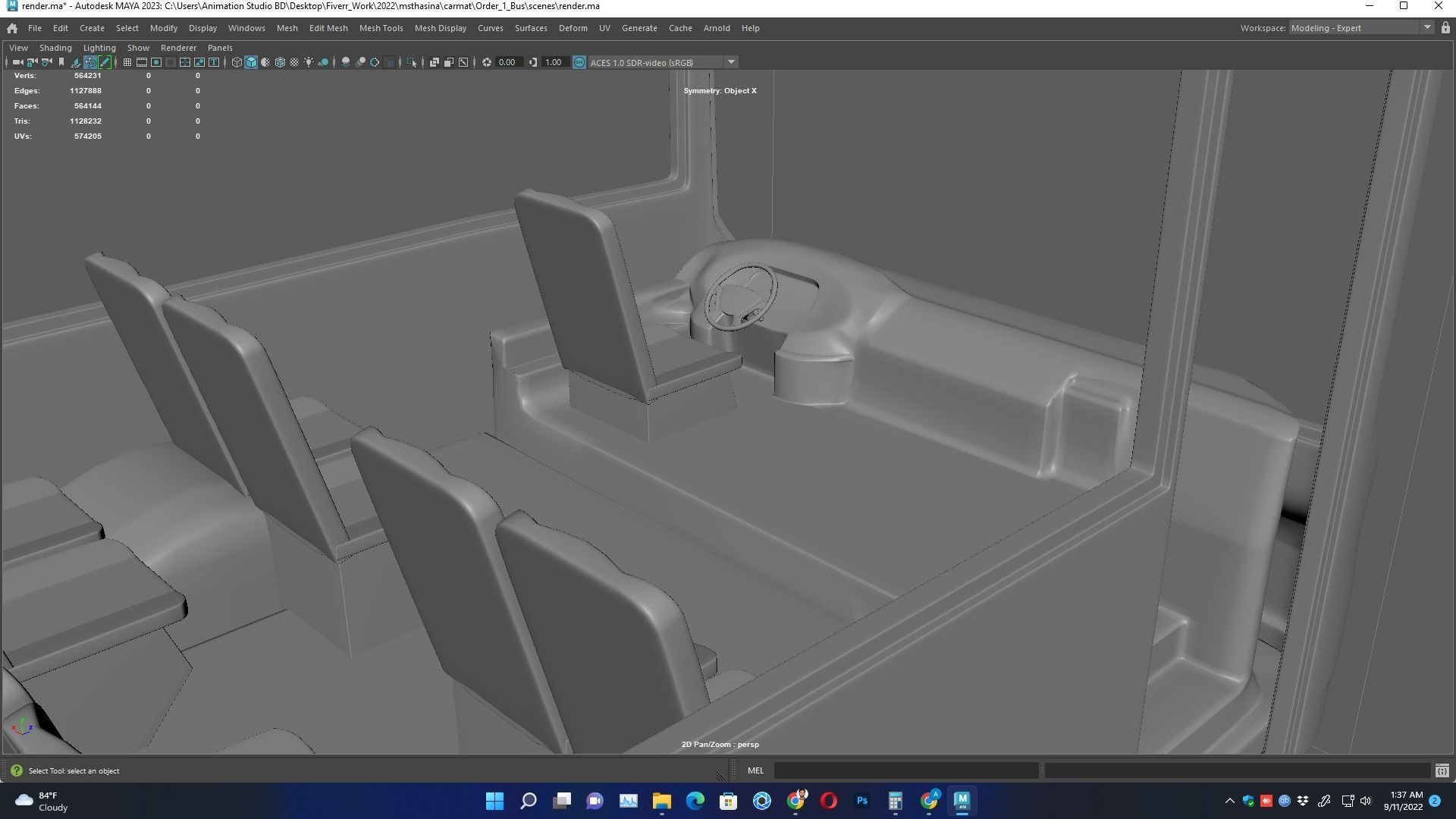 Iveco MyWay Passenger Bus  for 3D Print Model 3D print model_14