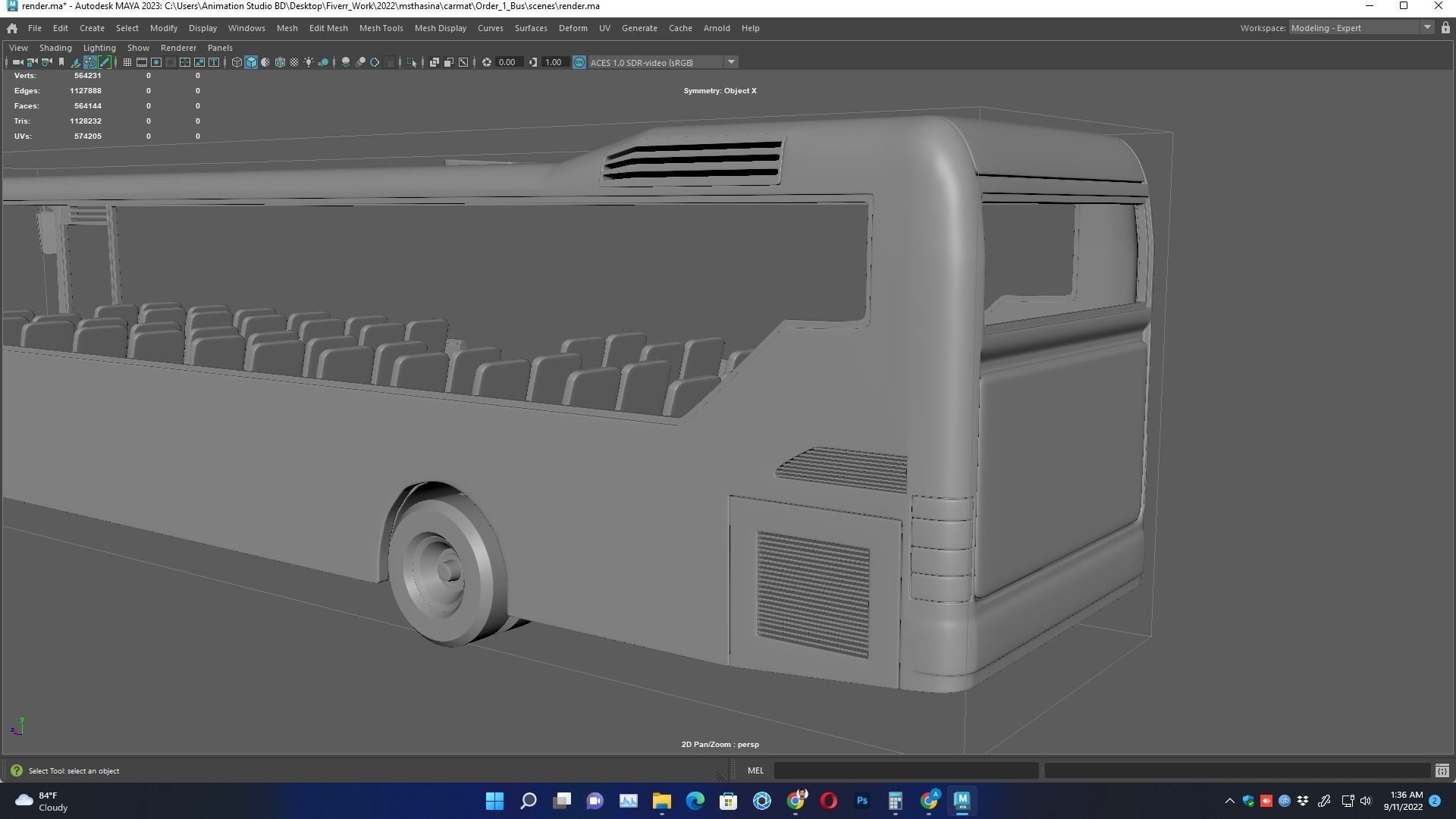 Iveco MyWay Passenger Bus  for 3D Print Model 3D print model_7