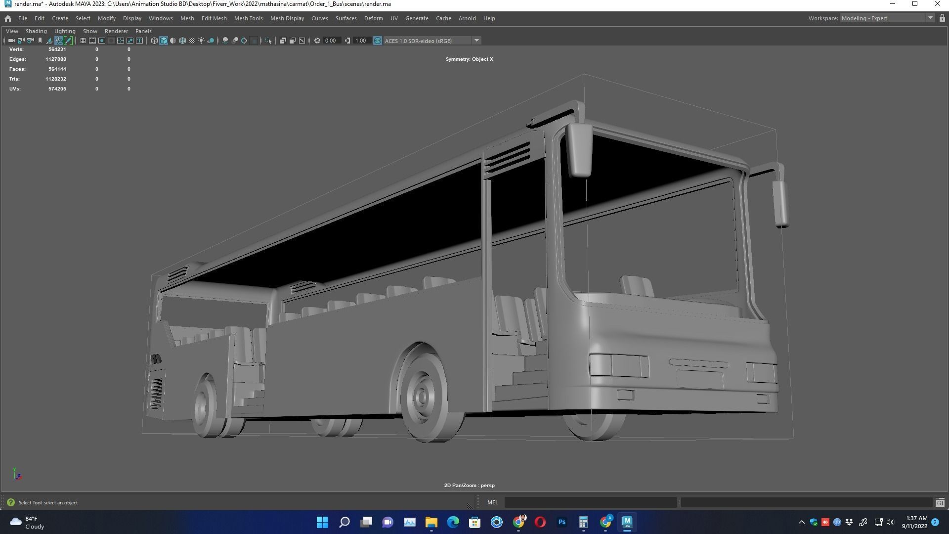Iveco MyWay Passenger Bus  for 3D Print Model 3D print model_15