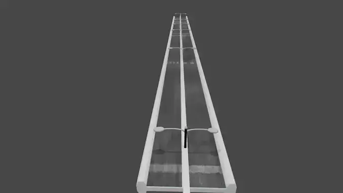 expressway 3d superhighway Low-poly 3D model