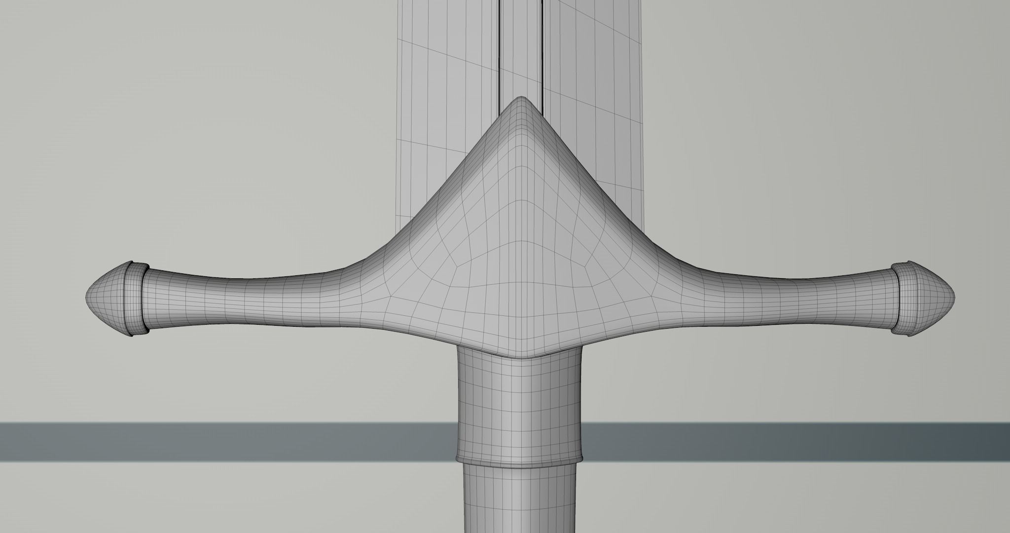 Broken sword PBR 3D model_7