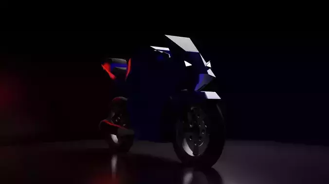 LOWPOLY MOTORCYCLE