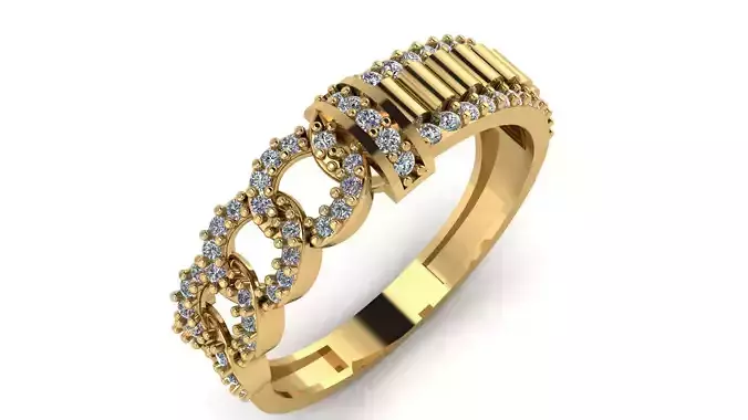 wedding Ring cocktail gemstone printable collection R 010