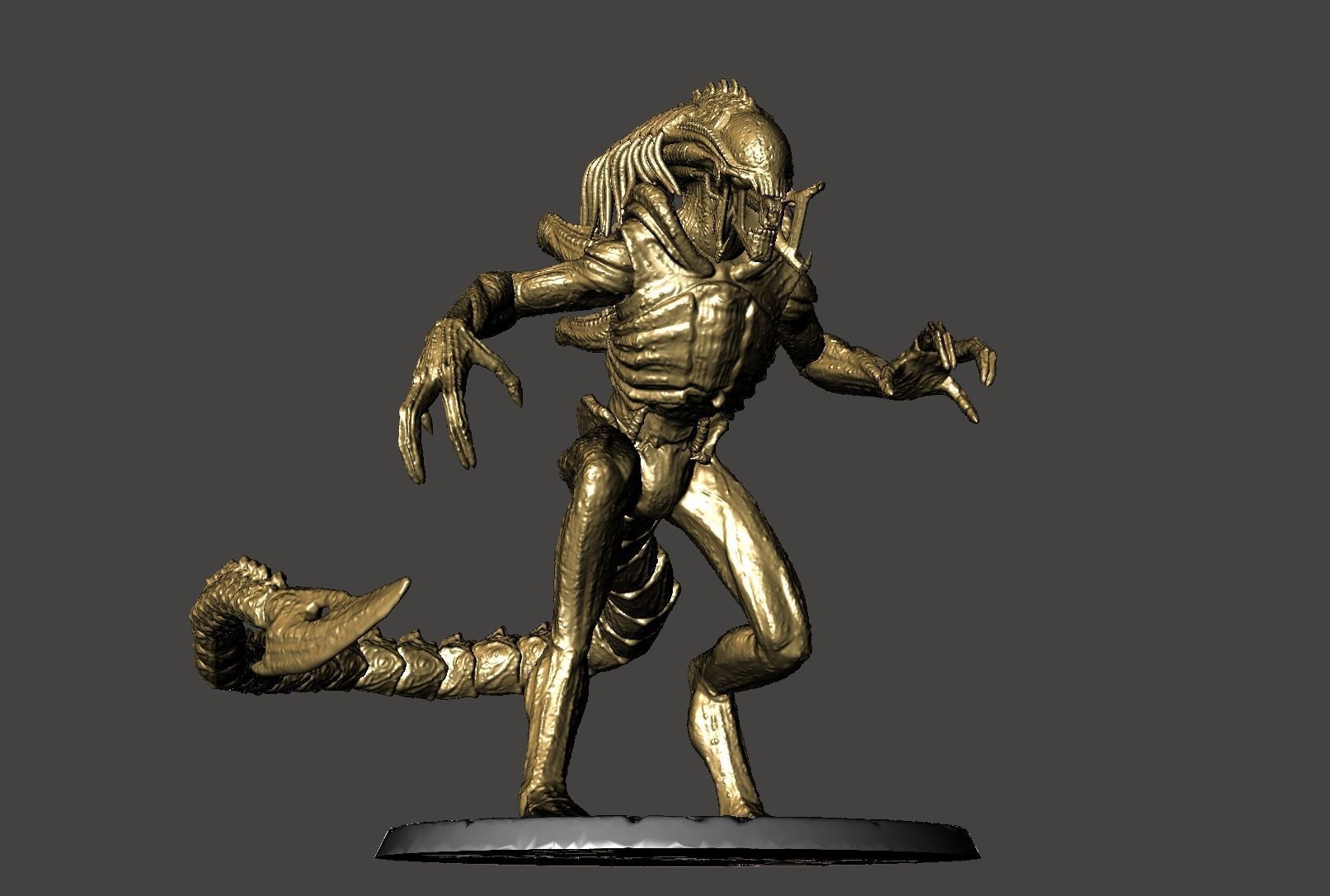 PREDALIEN ABOMINATION HYBRID XENOMORPH AVP - ULTRA DETAILED STL 3D print model_5