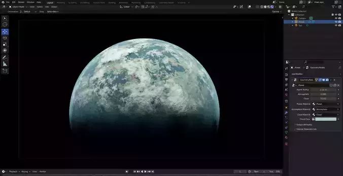 Planet Generator for Blender