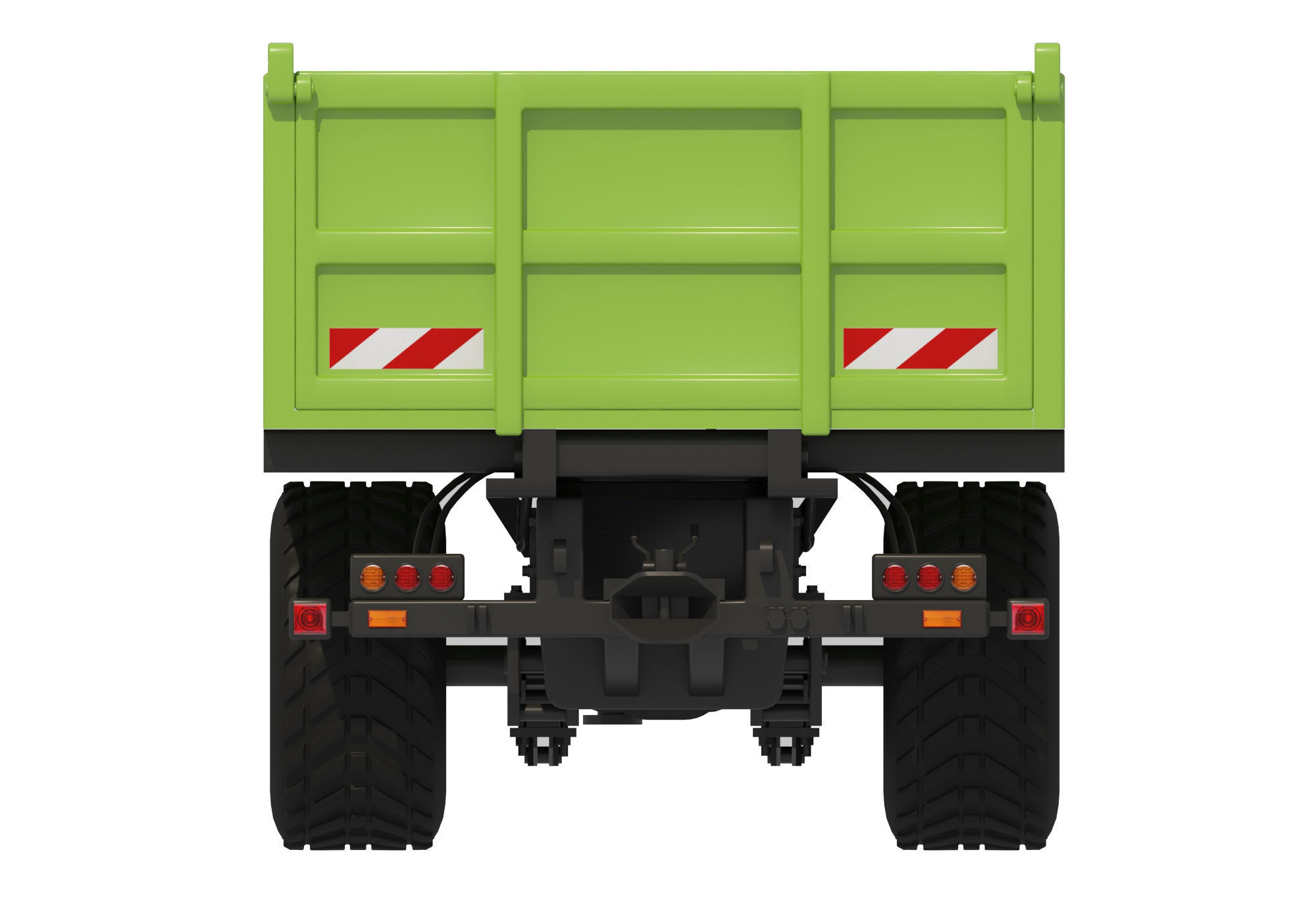 Tractor trailer 3D model_4