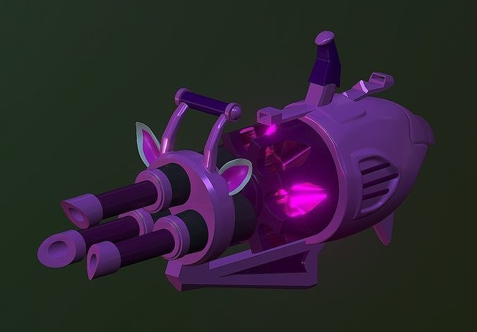 JINX PIUM PIUM MACHINE GUN LEAGUE OF LEGENDS 3D print model