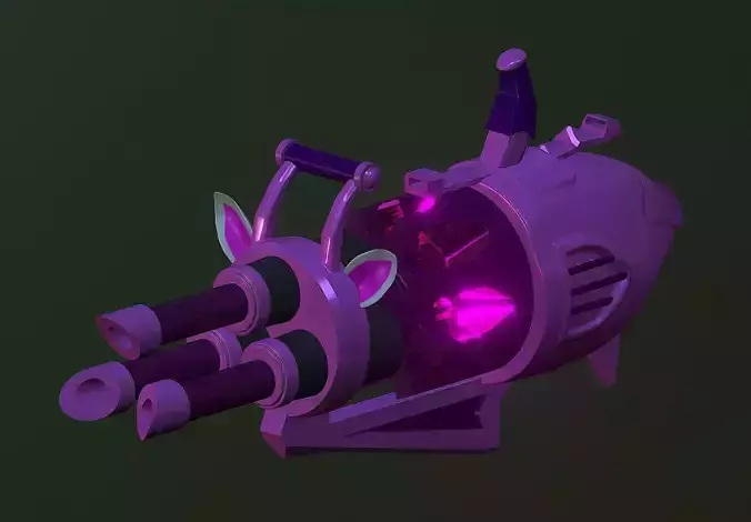 JINX PIUM PIUM MACHINE GUN LEAGUE OF LEGENDS 3D print model