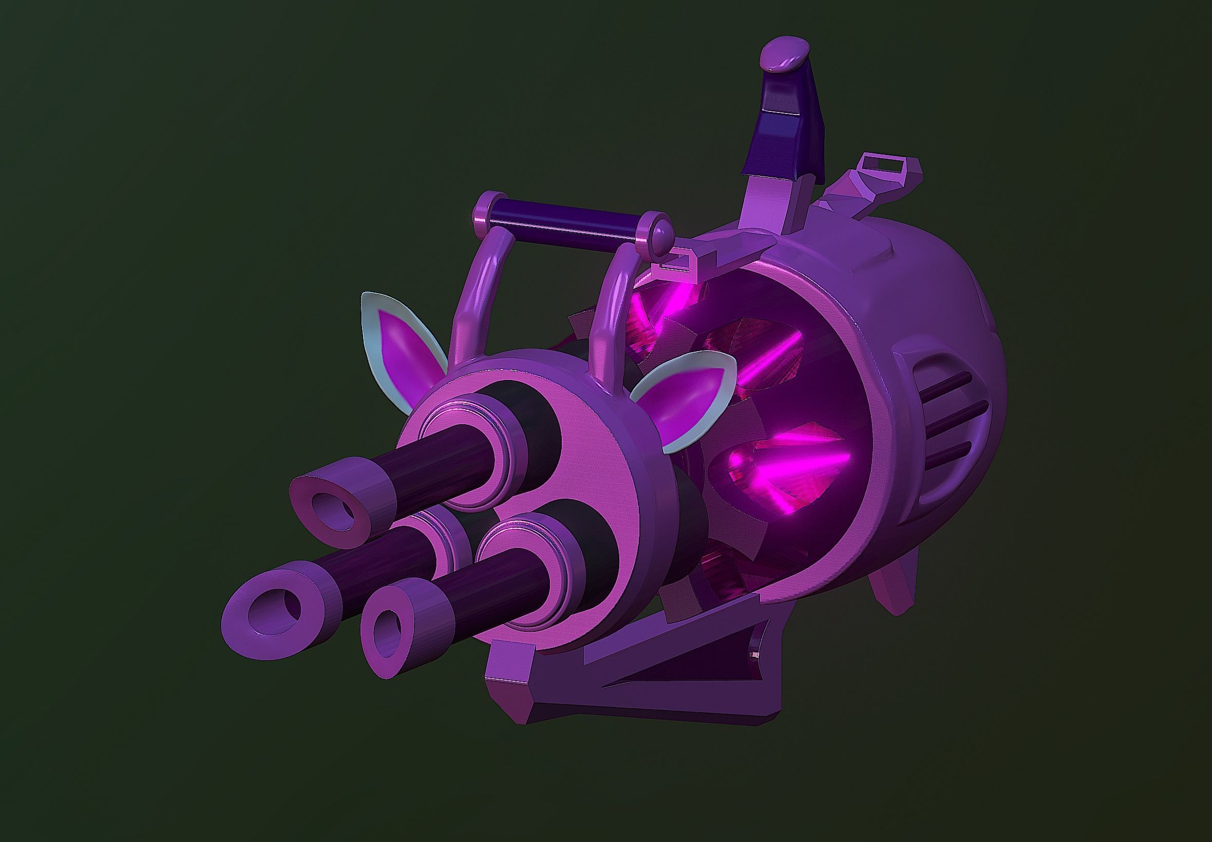 JINX PIUM PIUM MACHINE GUN LEAGUE OF LEGENDS 3D print model_1