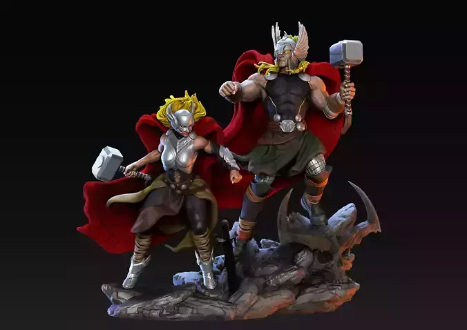 Thor Diorama
