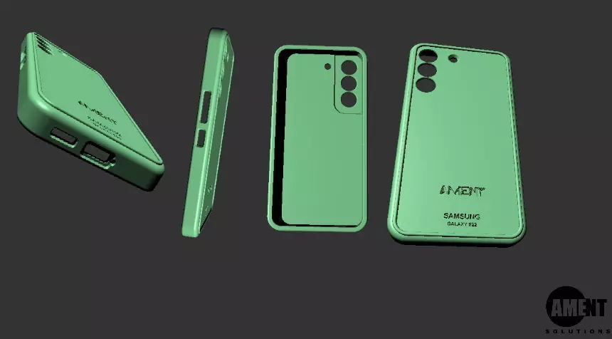 Samsung Galaxy S22 phone case 3D print model_0