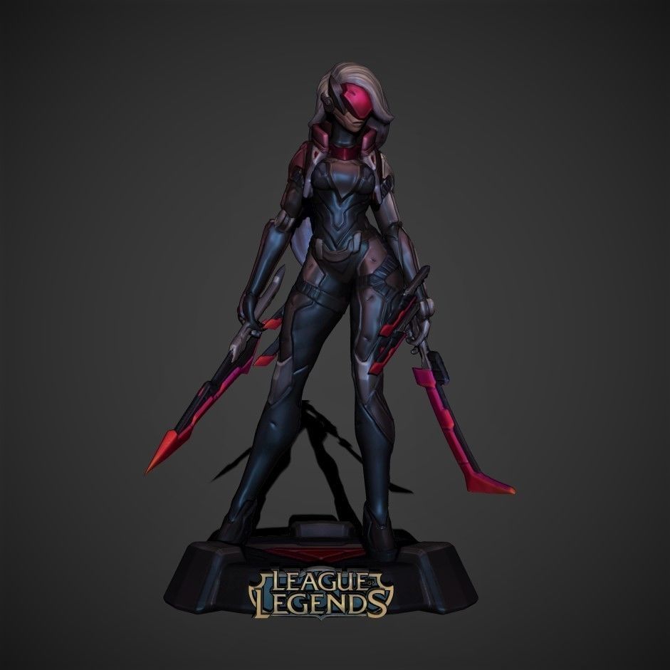 Project Katarina - League of legends 3D print model_1
