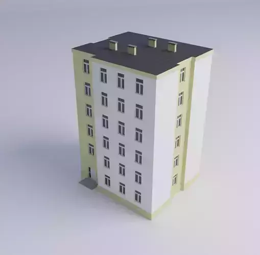 Apartment building 3D model