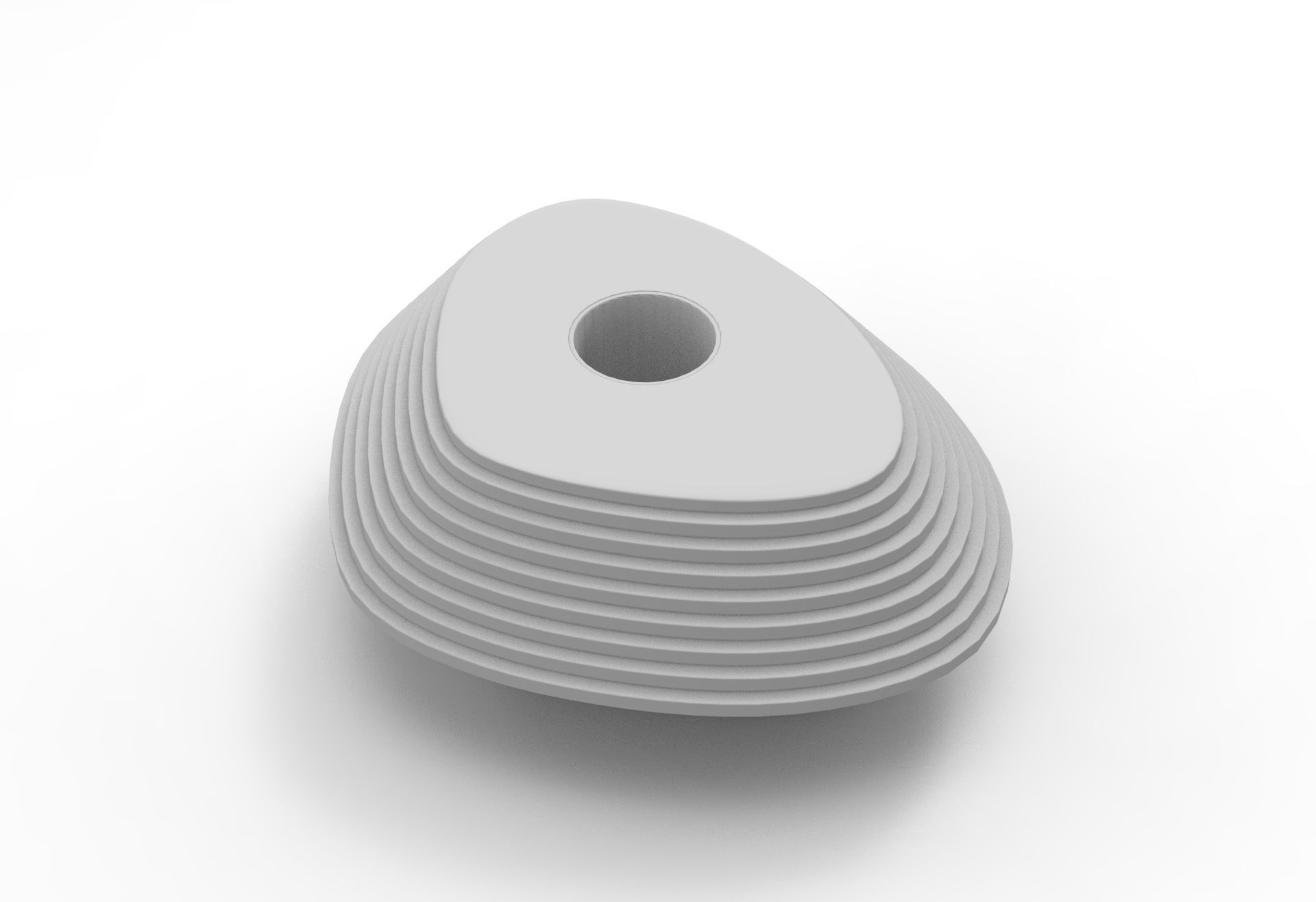 Zaha Vase Low-poly 3D model_7