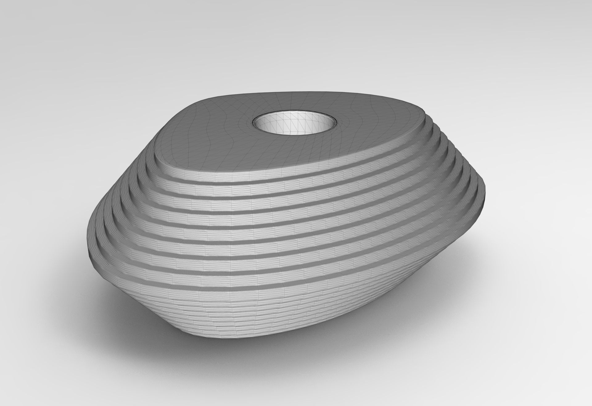 Zaha Vase Low-poly 3D model_5