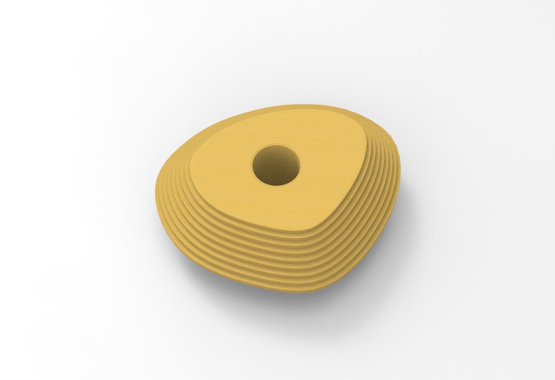 Zaha Vase Low-poly 3D model_1