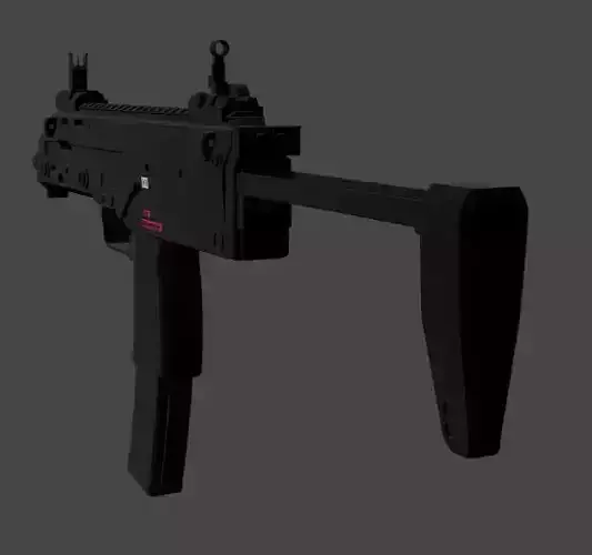 HK MP7 Low-poly 3D model