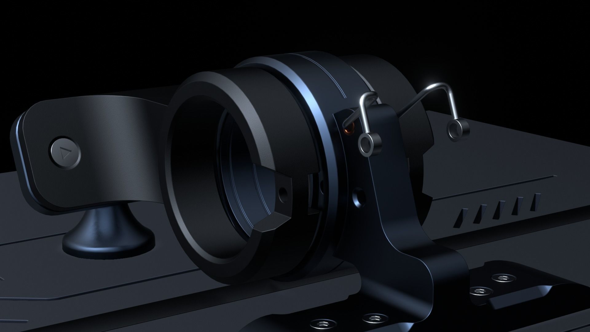 SciFi Hinge 3D model_7