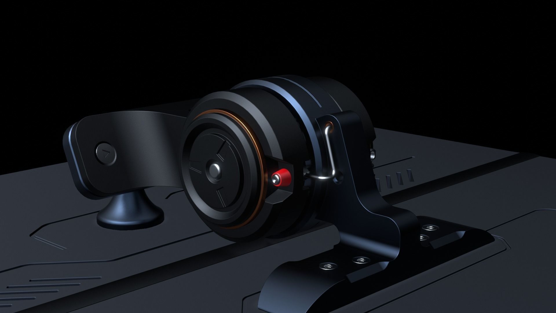 SciFi Hinge 3D model_11