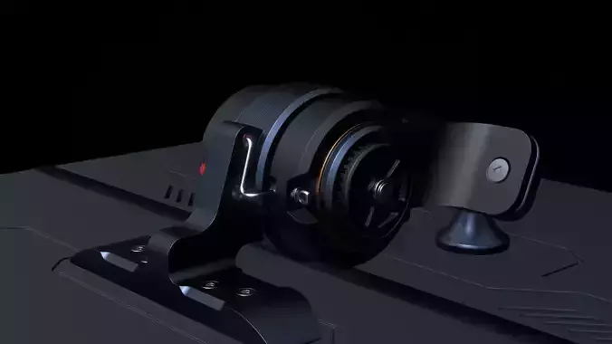 SciFi Hinge 3D model