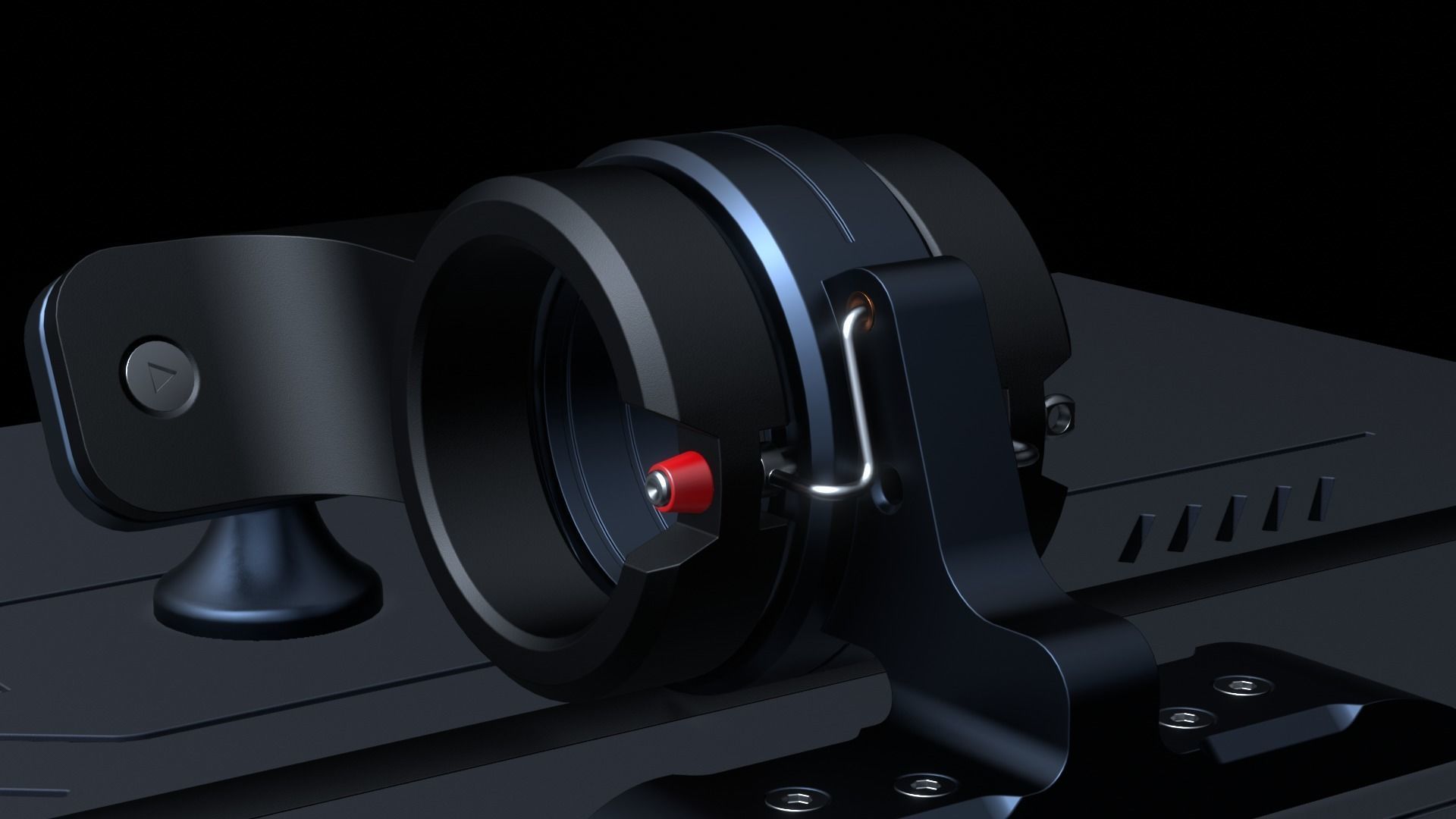 SciFi Hinge 3D model_8