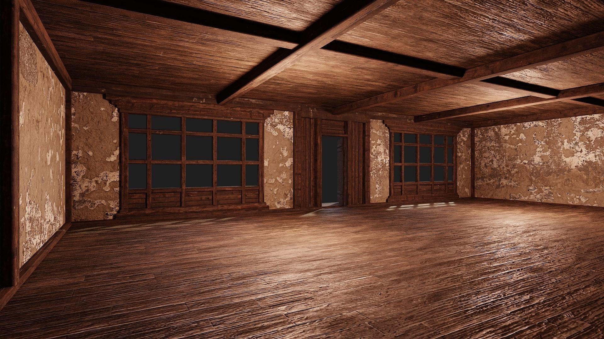 Old Medieval Building 4K Textures GameReady 134 Low-poly 3D model_5