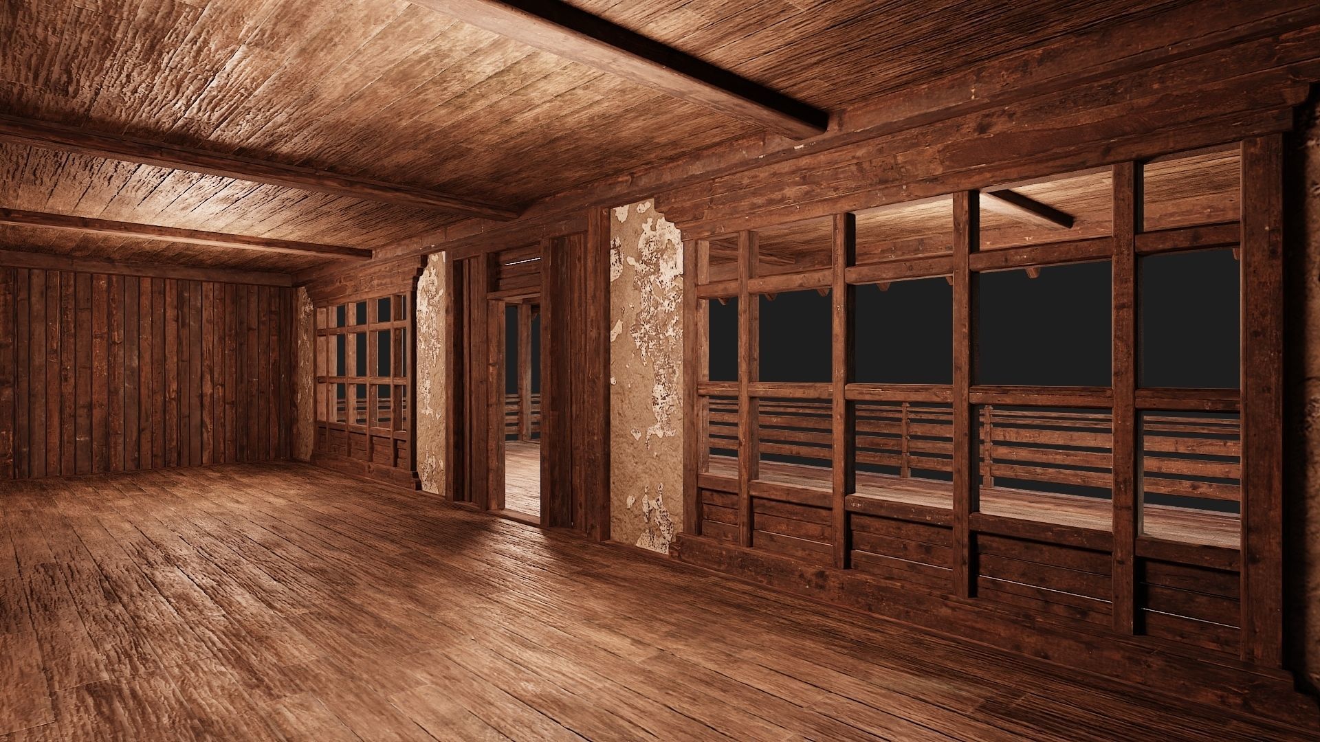 Old Medieval Building 4K Textures GameReady 135 Low-poly 3D model_5