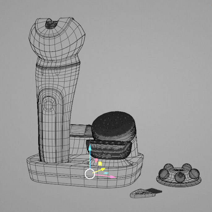 Female  5 in1 Epilator Shaver  3D model_5