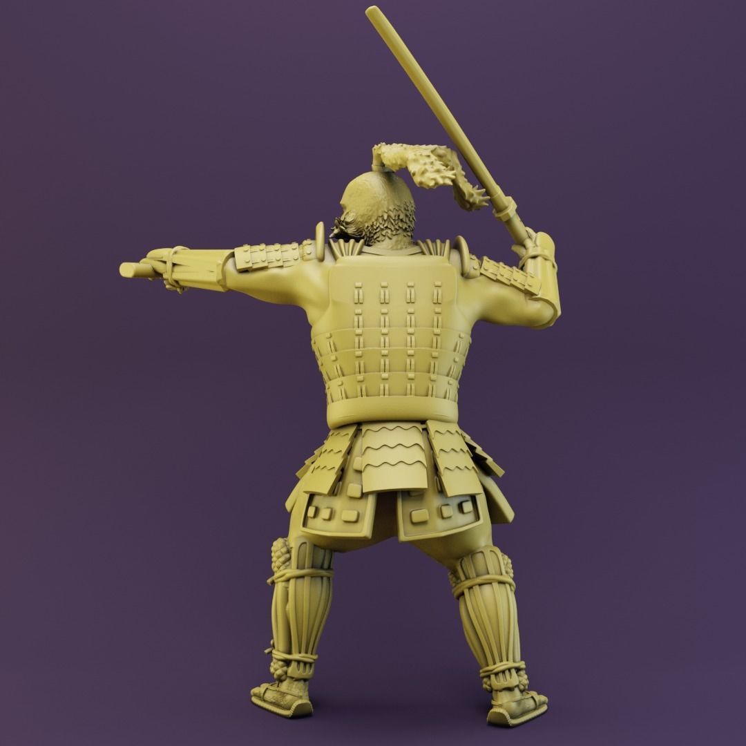 Samurai Rabbit 3D print model_1