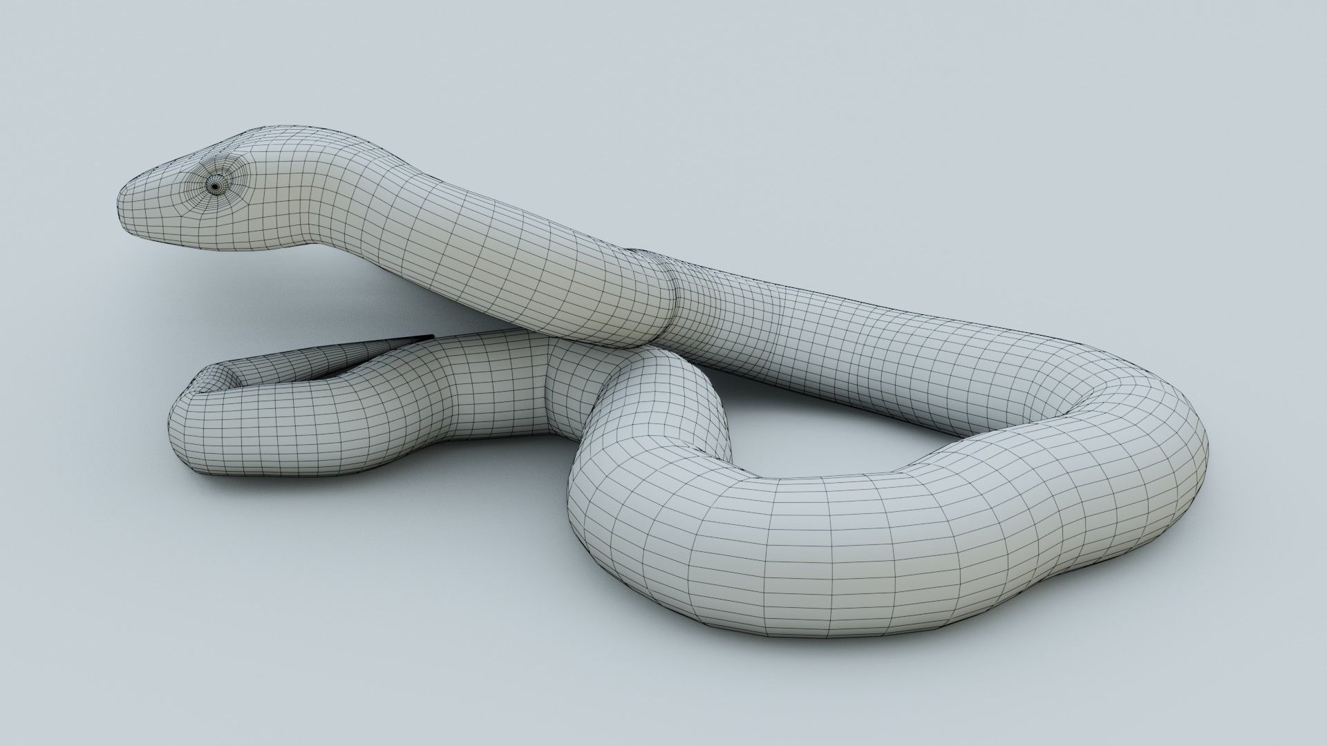 Python Snake - Rigged - Game Ready - PBR Low-poly 3D model_8