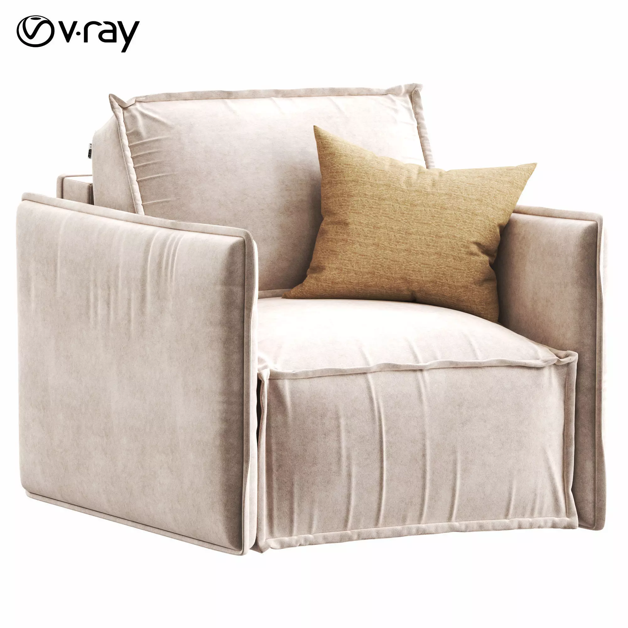 Olen Mini Happy by Divan ru armchair 3D model