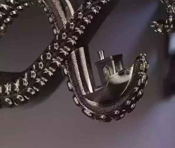 Octopus benchy bracket 3D print model