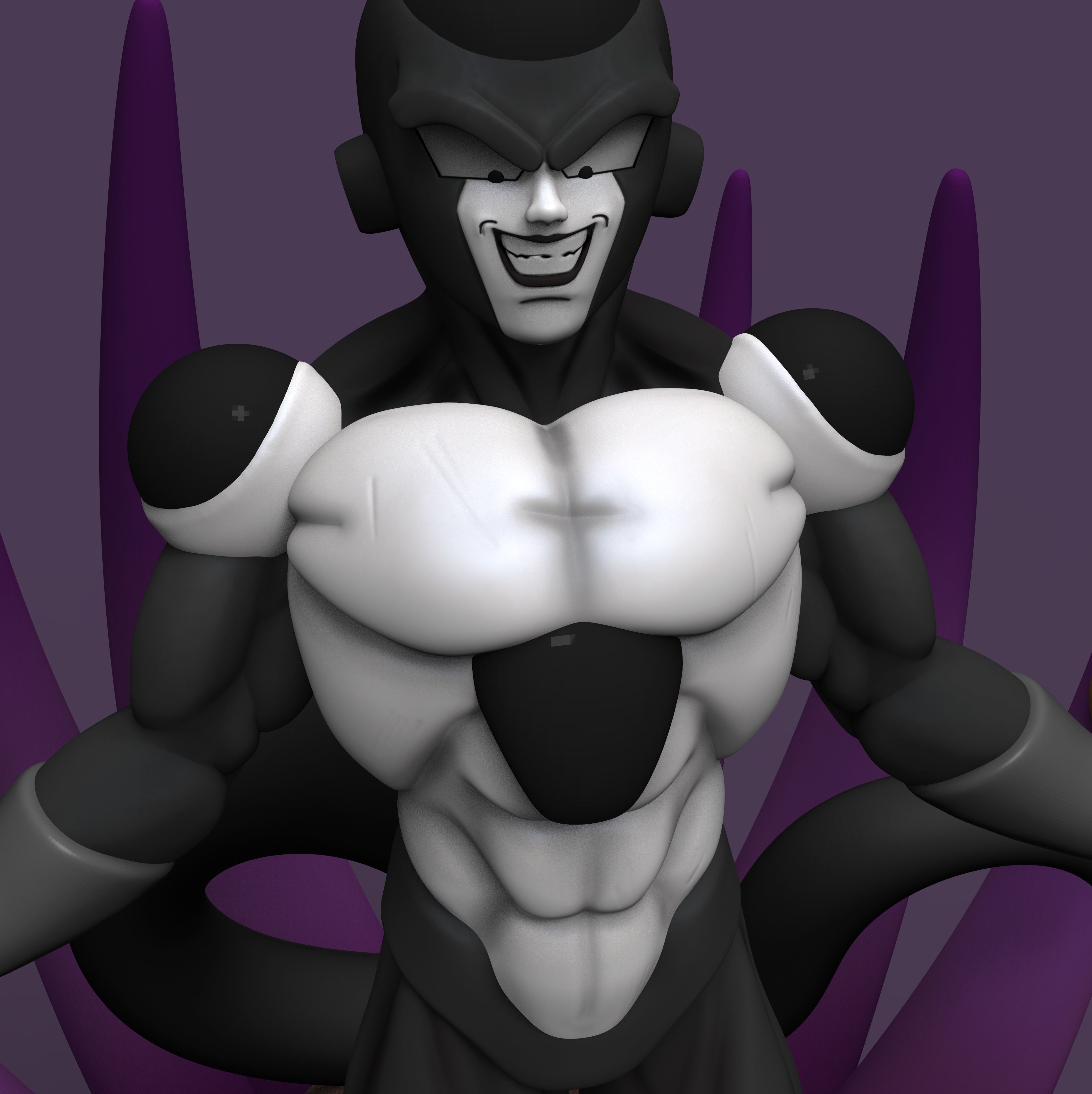 Dragon Ball Super Black Frieza 3D print model_2